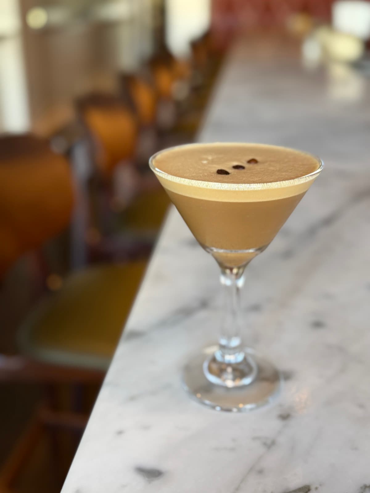 Espresso martini closeup